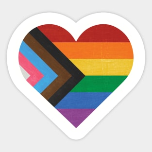 Inclusive Pride Heart Sticker